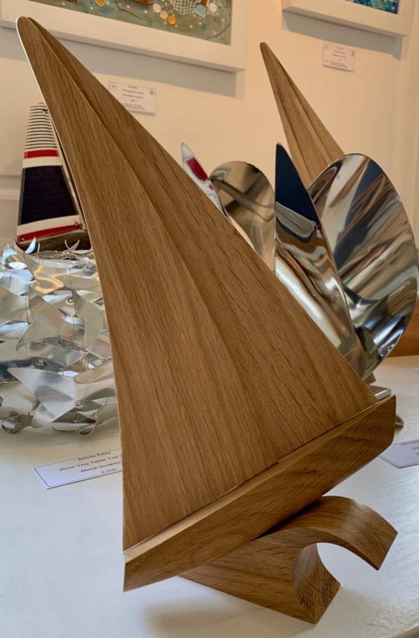 - a , wood Sculpture by Kevin Longstaff, measuring 30 x 18 cm (H x W) £95